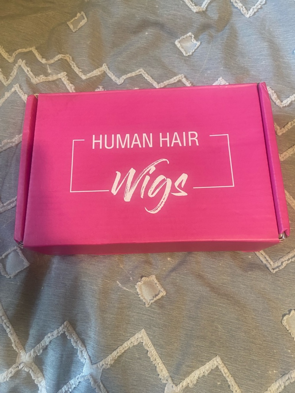 Human Hair Wigs – Bright Pink Box (Pink)
